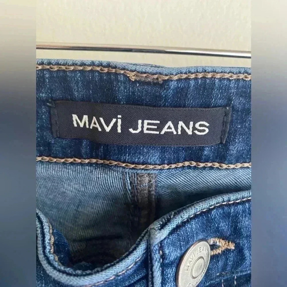 Mavi 34/32 Jake Slim Leg Skinny Jeans Medium Blue Wash Stretchy Men’s Pants - Picture 6 of 14